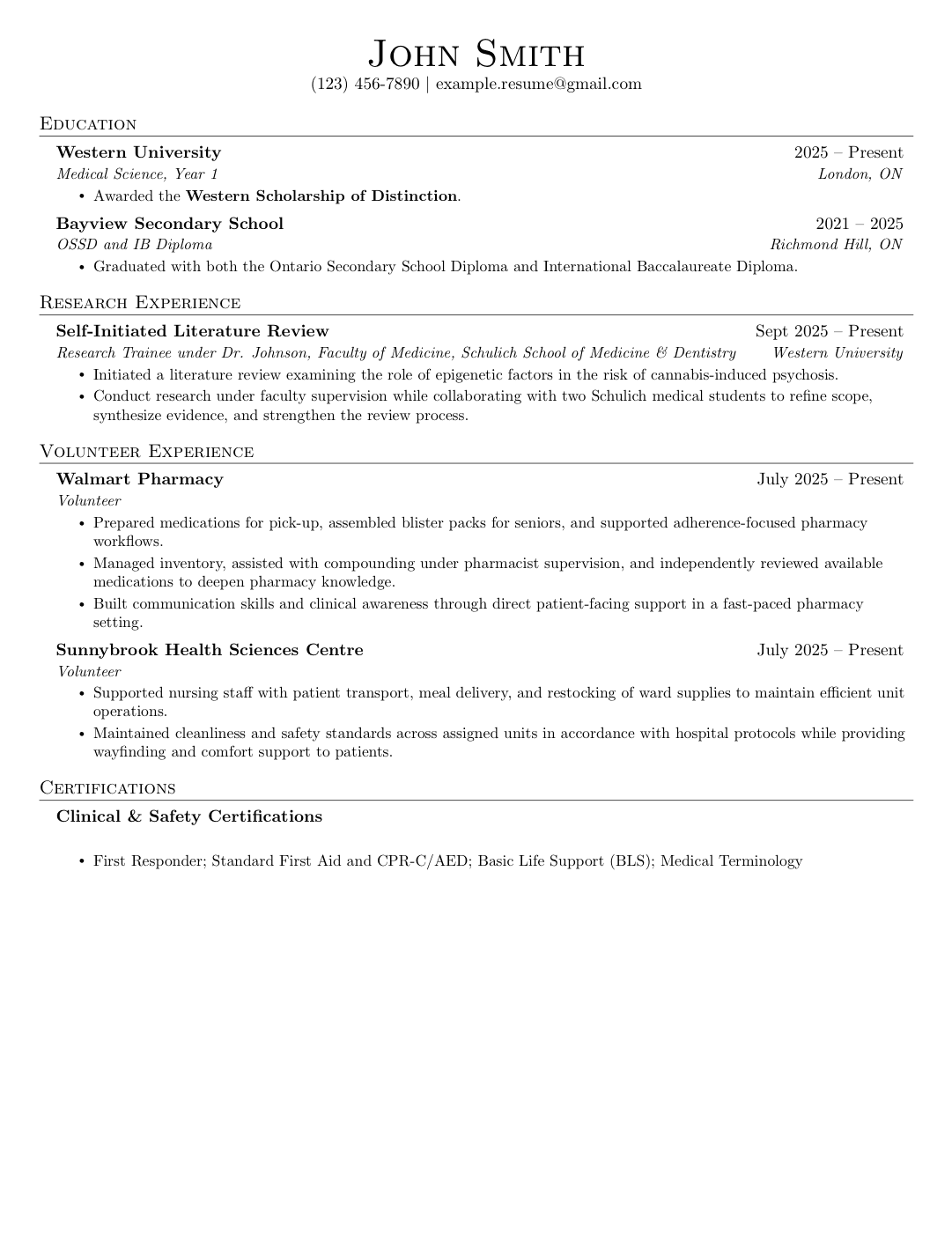After resume preview